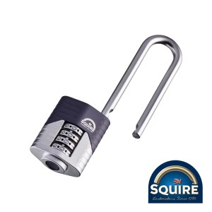 SQUIRE Vulcan Combination Padlock - Boron 2.5" Long Shackle - 50mm
