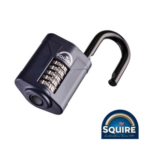 SQUIRE Combination Padlock - Steel Open Shackle - 60mm