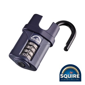 SQUIRE Combination Padlock - Steel Closed Shackle - 40mm