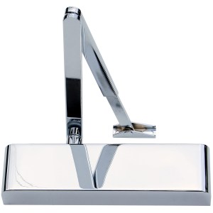 BOSS DOOR CONTROLS TS5.224 Architectural Slimline Overhead Door Closers Size 2-4 with Backcheck - Polished Nickel