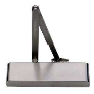 BOSS DOOR CONTROLS TS5.224 Architectural Slimline Overhead Door Closers Size 2-4 with Backcheck - Satin Nickel