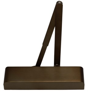 BOSS DOOR CONTROLS Overhead Door Closer Size 2-5 with backcheck - Medium Bronze