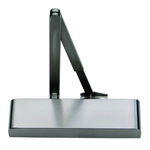 BOSS DOOR CONTROLS Overhead Door Closer Size 2-5 with backcheck - Silver