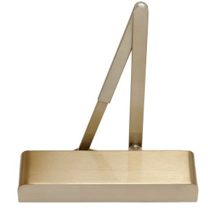 BOSS DOOR CONTROLS Overhead Door Closer Size 2-5 with backcheck and delayed action - Light Bronze