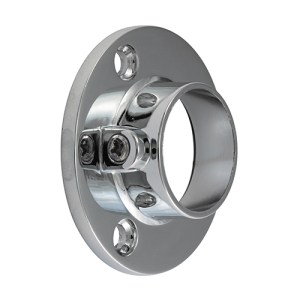 TIMCO Locking End Socket For Round Tube Polished Chrome - 25mm