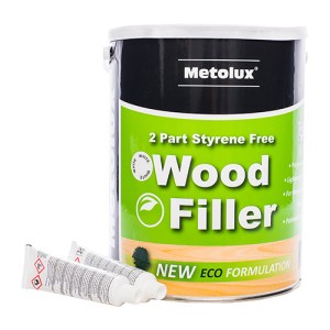 Metolux 2 Part Styrene Free Wood Filler Light Oak - 3.3L