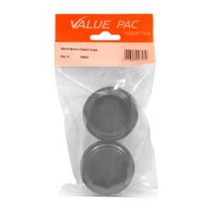 Value PackĀ® Value Pac Brown Castor Cups, 45mm