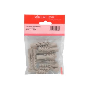 Value Pack® M10 x 50mm Nylon Rimless Expansion Plugs