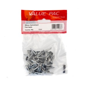 Value Pack® 20mm Galv Felt Nails 80g