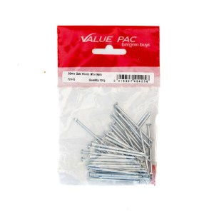 Value Pack® 50mm Galv.Round Wire Nails 100g