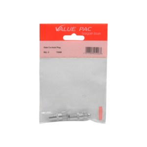 Value PackĀ® Male Metal Co-Axial Plug