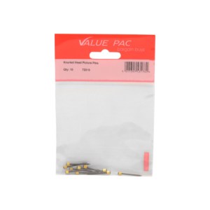 Value Pack® Knurled Head Picture Pins 10pk