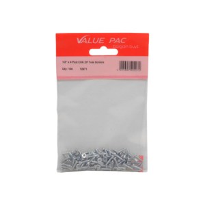 Value PackĀ® 1/2" x 4 Pozi CSK ZP Twin Screws