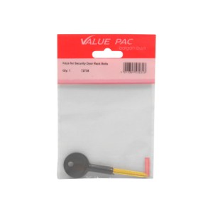 Value PackĀ® Key for Security Door Rack Bolts