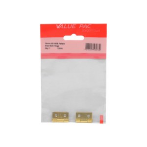 Value PackĀ® 25mm EB 1838 Pattern Steel Butt Hinge 1pr