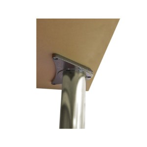 Centurion® Worktop Supports, 60mm x 870mm, Brushed Nickel