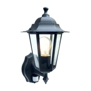PowerlinesĀ® Outside Lantern Wall Light with PIR Sensor