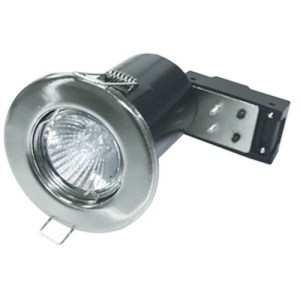 PowerlinesĀ® Brushed Chrome Recessed Spotlight