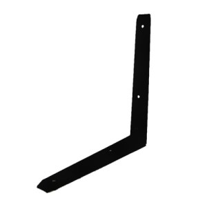Centurion® Mitred Shelf Brackets, Black Finish, 200mm