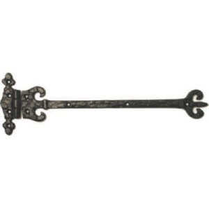 CenturionĀ® Fleur De Lys Tee Hinge, Black, 290mm