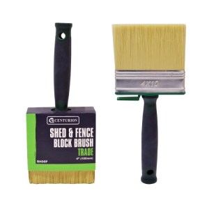 Centurion® Trade Shed and Fence Brush, 100mm / 4"