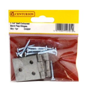CenturionĀ® 32mm (1 1/4") SC Steel Backflap Hinge (1 pair)