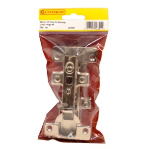 CenturionĀ® 35mm NP Clip On Sprung Conc Hinge 95 Deg (1 pair)
