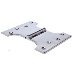 CenturionĀ® 100mm (4") x 75mm (3") x 125mm (5") x 4mm (1/8") CP Parliament Hinge (1 pair)
