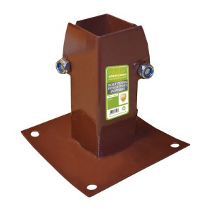 Andersons® Bolt Down Fence Post Support - 75 x 75mm