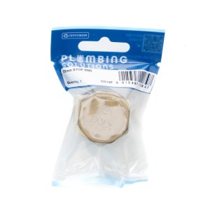 Plumbing Solutions® Brass Compression Stop End, 22mm