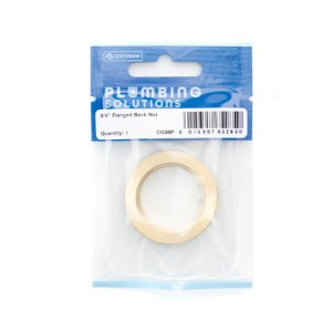 Plumbing Solutions® 3/4" Brass Flanged Back Nut
