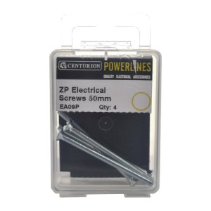 Powerlines® Electrical Socket Screws, M3.5 x 50mm, Zinc Plated
