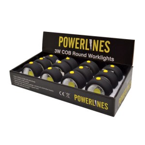 Plumbing SolutionsĀ® 12pc 3W COB Round Worklight
