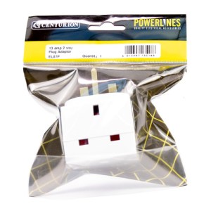 PowerlinesĀ® 13 Amp 2 Way Unfused Adaptor
