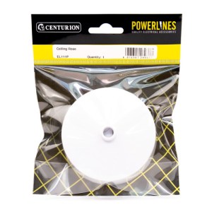 PowerlinesĀ® Replacement Ceiling Rose for Pull Switch