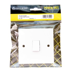 PowerlinesĀ® 10 Amp Single 2 Way Wall Switch