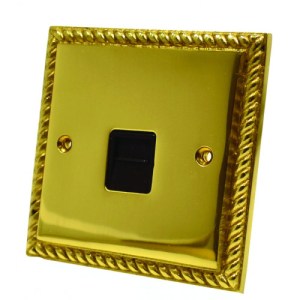 CenturionĀ® Georgian Brass Master Phone Socket