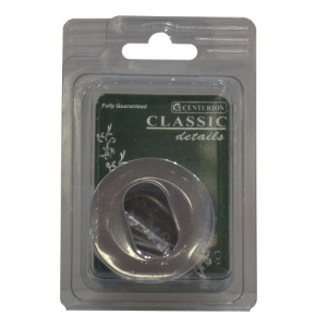 Centurion® 51mm CP Oval Hole Escutcheon
