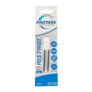 CenturionĀ® ProTask High Speed Twist Drill Bit (2mm)