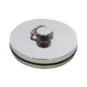 Plumbing Solutions® Chrome Plated Brass Sink Plug, 1 1/2"