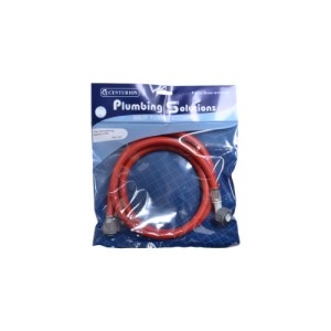 Plumbing Solutions® Washing Machine Inlet Hose, 1.5m Red