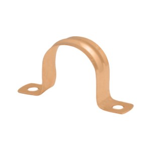 Plumbing Solutions® Copper Saddle Pipe Clips, 22mm