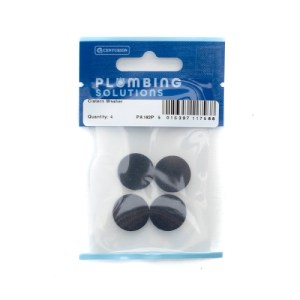 Plumbing Solutions® Black Rubber Cistern Washer, 1/2"