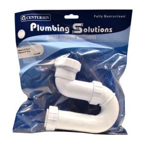 Plumbing Solutions® Swivel 'P' Trap, 40 x 76mm Seal