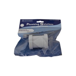 Plumbing Solutions® Push Fit Straight Connector, 40mm