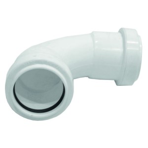 Plumbing Solutions® Push Fit 90  ? Swept Bend, 32mm