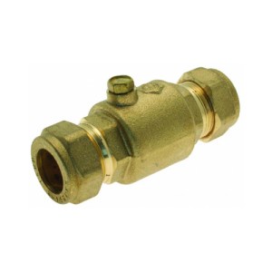 Plumbing Solutions® 15mm Brass Check Valve