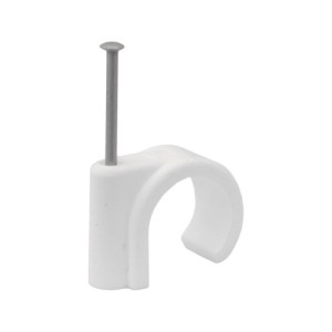 Plumbing Solutions® 10mm Plastic Nail In Pipe Clips