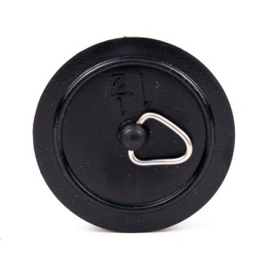 Plumbing Solutions® Black Plastic Sink Plug, 1 1/2"