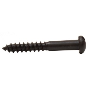 CenturionĀ® 1 1/4" x 8 Pozi Black Round Head Woodscrews